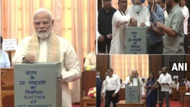 India News | Vice-President Poll 2022: PM Modi, Amit Shah, Manmohan Singh, Others Cast Votes