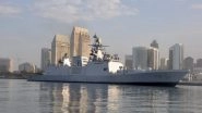 India News | INS Satpura Arrives in San Diego, USA to Commemorate Azadi Ka Amrit Mahotsav