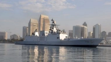India News | INS Satpura Arrives in San Diego, USA to Commemorate Azadi Ka Amrit Mahotsav