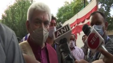 India News | J-K LG Manoj Sinha Urges Devotees to Visit Amarnath Shrine Before Aug 5 Due to Inclement Weather