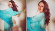 Kareena Kapoor Khan Looks Mesmerising in Sky-Blue Ethnic Wear During Laal Singh Chaddha’s Promotions (View Pics)