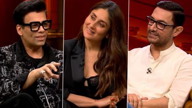 Koffee With Karan Season 7: Kareena Kapoor Khan Gives a ‘Minus’ to Aamir Khan’s Fashion Sense on Episode 5 of Karan Johar’s Show (Watch Promo)