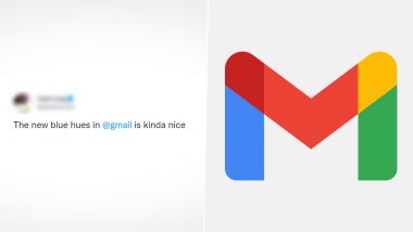 Gmail Turns Blue Messages and Reactions Go Viral on Twitter as The Email Service App Rolls Out New Update for Users