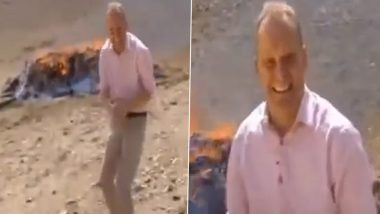 BBC Journalist Gets High on Air After Accidentally Inhaling Fumes from Burning Pile of Drugs; Old Video Goes Crazy Viral on Internet!