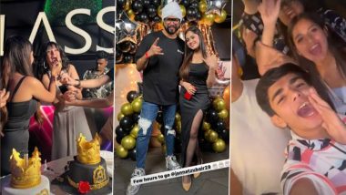 Jannat Zubair Has a Gala Time Celebrating Her Birthday and Rejoicing India’s Big Win at India V/S Pakistan Asia Cup 2022 (View Pics)