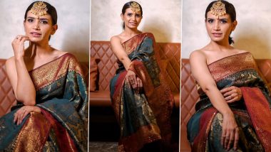 Taarak Mehta Ka Ooltah Chashmah Actress Priya Ahuja Rajda Gives a Classic Twist to Her Teej Look! (View Pics)