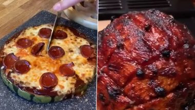Watermelon Pizza is the New Bizarre Culinary Abomination That Has Left Internet Upset; Watch Viral Video