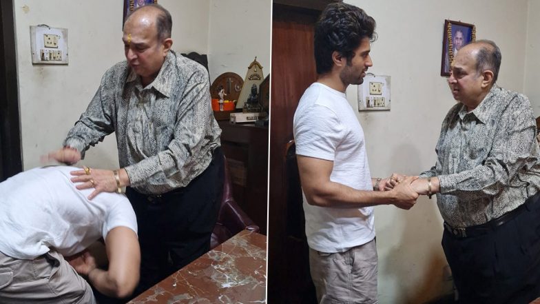 Vijay Deverakonda Meets Theatre Exhibitor Manoj Desai Who Labelled Liger Actor ‘Arrogant’ (View Pics)