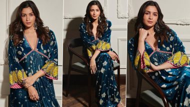 Alia Bhatt Looks Chic and Comfy in Velvet Kaftan Dress, View Pics of Darlings Actress Giving Maternity Style Goals