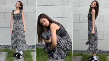 BLACKPINK’s Jennie Looks Cute as a Button in Checkered Dress, an Apt Outfit Choice For Casual Day Out, View Pics