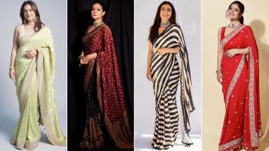 Kajol Birthday: 7 Saree Looks By the 'Ishq' Actress That Are Elegance Personified