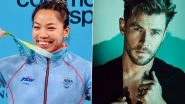 Thor To Give Up the Hammer! Chris Hemsworth Praises Weightlifter Mirabai Chanu With a Witty Tweet for Winning India&rsquo;s First Gold Medal at 2022 Commonwealth Games