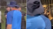 Rohit Sharma Steps Out of Training Ground To &lsquo;Hug&rsquo; Pakistani Fans Ahead of IND vs PAK Encounter in Asia Cup 2022 (Watch Video)
