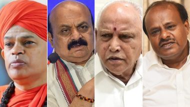 Murugha Mutt Seer Shivamurthy Sharanaru Booked for Sexual Abuse of Minor: Here’s How Karnataka CM Basavaraj Bommai, BS Yediyurappa, and HD Kumaraswamy Reacted