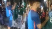 Virat Kohli Signs Pakistan Fan&rsquo;s Jersey Prior to IND vs PAK Match at Asia Cup 2022 (Watch Video)
