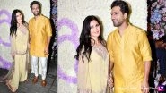 Vicky Kaushal&ndash;Katrina Kaif Ooze Elegance in Ethnic Outfits for Ganesh Chaturthi 2022 Celebrations at Arpita Khan Sharma&rsquo;s Residence (View Pics & Video)