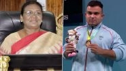 CWG 2022: President Droupadi Murmu Congratulates Para-Powerlifter Sudhir on His &lsquo;Historic Feat&rsquo; in Winning Gold in Commonwealth Games