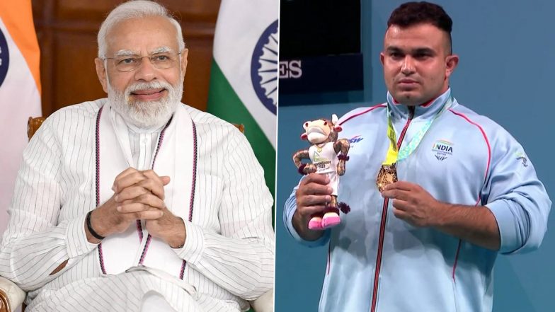 CWG 2022: PM Narendra Modi Congratulates Sudhir for Winning Gold in Para Powerlifting