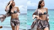 Alaya F Flaunts Her Sexy Figure As She Poses in a Beautiful Printed Bikini in These Latest Pics From the Maldives!