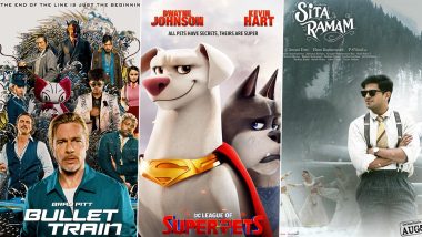 Theatrical Releases Of The Week: Brad Pitt’s Bullet Train, Dwayne Johnson’s DC League of Super-Pets, Dulquer Salmaan’s Sita Ramam & More