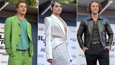Bullet Train: Brad Pitt, Joey King, Aaron Taylor-Johnson and Others Look Glam at the Red Carpet Premiere (View Pics and Videos)