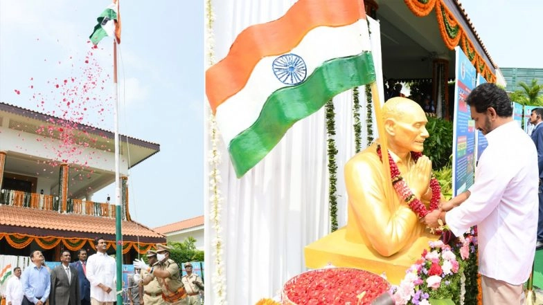 Jagan Mohan Reddy Pays Rich Tributes to Designer of Indian Flag Pingali Venkayya