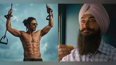 Entertainment News | Shah Rukh Khan Fans Trend #PathaanFirstDayFirstShow Amid Calls to Boycott 'Laal Singh Chaddha'