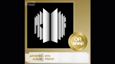 BTS’ Proof Album Goes Gold in France! (View Tweet)