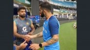 Virat Kohli Gifts His Signed Jersey to Pakistan Pacer Haris Rauf After India vs Pakistan Clash in Asia Cup 2022 (Watch Video)