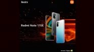 Redmi Note 11SE India Launch Set for August 26, 2022; Flipkart Availability Confirmed
