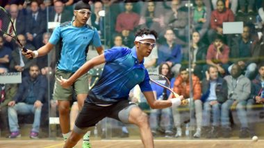 Abhay Singh - Velavan Senthilkumar at Commonwealth Games 2022, Squash Match Live Streaming Online: Know TV Channels and Telecast Details of Men’s Doubles Event at CWG 2022