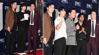Jung Woo Sung and Lee Jung Jae Get Together With BTS’ Jin, Kim Soo Hyun, the Squid Game Cast and More at ‘Hunt’ VIP Premiere (View Pics)