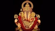 Dagdusheth Ganpati Live Darshan for Ganesh Chaturthi 2022: Check Timings, Streaming and Telecast To Watch Pune&rsquo;s Famous Ganpati Idol at Dagadusheth Halwai Ganapati Temple