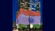 Independence Day 2022: Iconic World Trade Center in New York Displays Animated Indian Tricolour on August 15 To Celebrate India&rsquo;s 76th I-Day (See Pic)