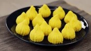 Ganesh Chaturthi 2022 Modak Recipes: Learn To Make Ganpati's Favourite Delicacy in Different Flavours This Ganeshotsav (Watch Videos)