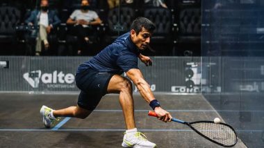 Saurav Ghosal at Commonwealth Games 2022, Squash Live Streaming Online: Know TV Channel & Telecast Details for Men's Semifinal Match of CWG Birmingham