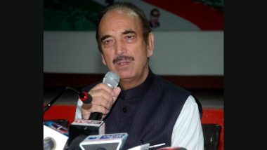 Ghulam Nabi Azad Likely to Announce His New Political Party Today