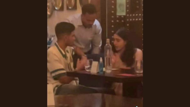 Shubman Gill and Sara Ali Khan Caught in TikTok Video Having Dinner Together, Indian Cricketer Was Earlier Rumoured to Be Dating Sachin Tendulkar’s Daughter Sara