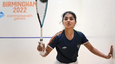 Suyana Kuruvilla at Commonwealth Games 2022, Squash Live Streaming Online: Know TV Channel & Telecast Details for Women's Semifinal Match of CWG Birmingham