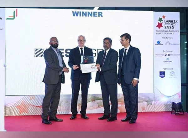 Business News | Biesse India's Unrelenting CSR and Community Engagement Initiatives, Awarded with IMPRESA 2022 by Indo-Italian Chamber of Commerce and Industry (IICCI)