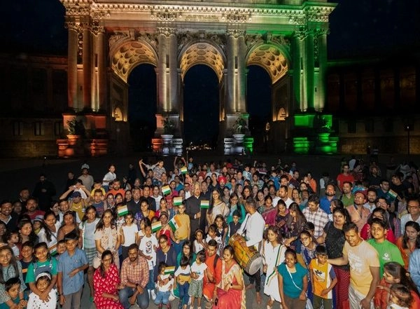 World News | Brussels Lights Up to Celebrate India's Independence Day