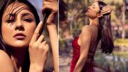 Shehnaaz Gill Gets a New Photoshoot, Raises Oomph in Her Backless Red Dress! (View Pics)