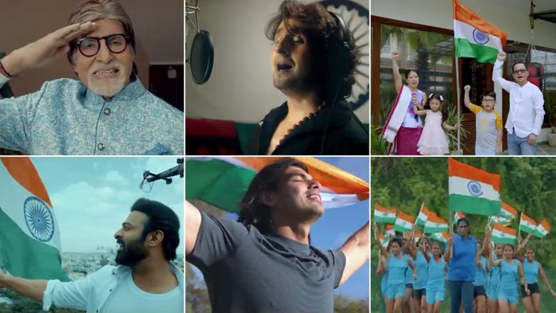 Har Ghar Tiranga Anthem Gives Tuneful Salute to Indian Tricolour Flag; Features Prominent Actors and Sports Figures Celebrating 75 Years of Independence (Watch Video)