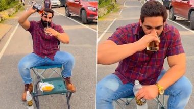 Uttarakhand Police Leaves for Gurugram To Arrest YouTuber Bobby Kataria for Consuming Alcohol on Road, Threatening Cops in Dehradun (Watch Video)