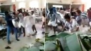 Video: Brawl at Wedding in Alappuzha After Guests Not Served &lsquo;Pappadams&rsquo; for Second Time, Ruckus Causes Damages Worth Rs 1.5 Lakh