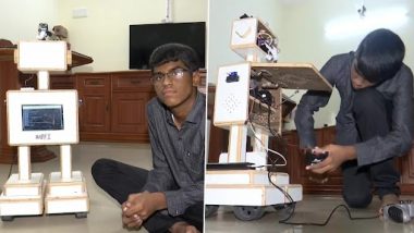 Meet Raffi, A Robot With Emotions Designed by Tamil Nadu’s 13-Year-Old Student Prateek