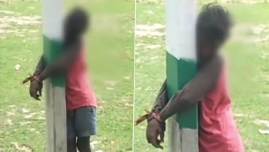 Uttar Pradesh Shocker: Minor Dalit Boy Thrashed for Allegedly Stealing Rs 600 From Shop in Shahjahanpur (Watch Video)