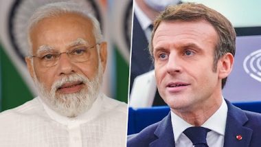 PM Narendra Modi Speaks With President Emmanuel Macron, Conveys Solidarity With France in Dealing With Wildfires