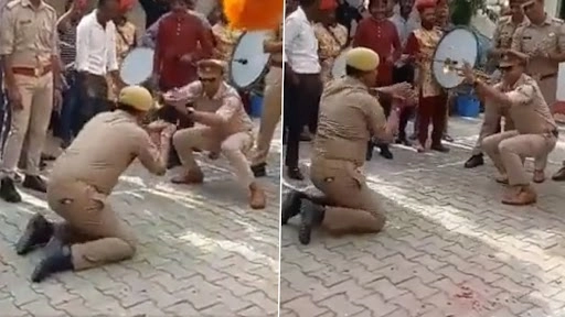 Watch: Two UP Police Personnel Taken off Duty for Dancing in Uniform