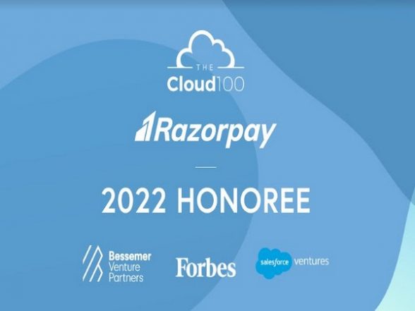 Business News | Razorpay Becomes the Only Indian Company to Be Listed on 'Forbes Cloud 100 List' of the Best Private Cloud Companies in the World - Vimarsana News